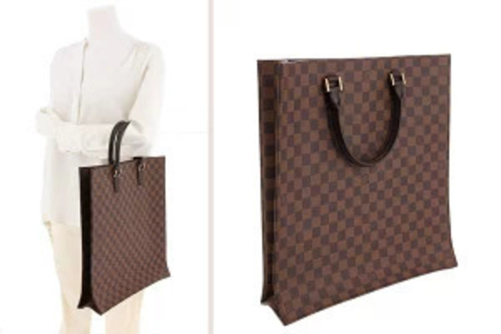 Louis Vuitton Handbag Sac Plat Damier Brown